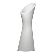 Karim Rashidin suunnittelema kaunis RISE Kasviruukku Telegrey 4 harmaa RAL 7047. Beautiful RISE Planter designed by Karim Rashid in Telegrey 4 RAL 7047.