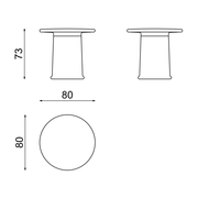 Tomek Rygalikin / Studio Rygalik suunnittelema ajaton ROUNDER Pöytä. Timeless ROUNDER Table designed by Tomek Rygalik / Studio Rygalik.