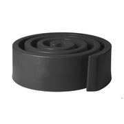 Giò Colonna Romanon suunnittelema hauska ja näyttävä spiraalin muotoinen SUMMERTIME Musta Penkki Jet Black värillä.