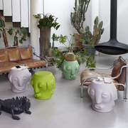 Marcantonion suunnittelema Afrikka-sarjan käytännöllinen ja tyylikäs THREEBÙ POT Kasviruukku.