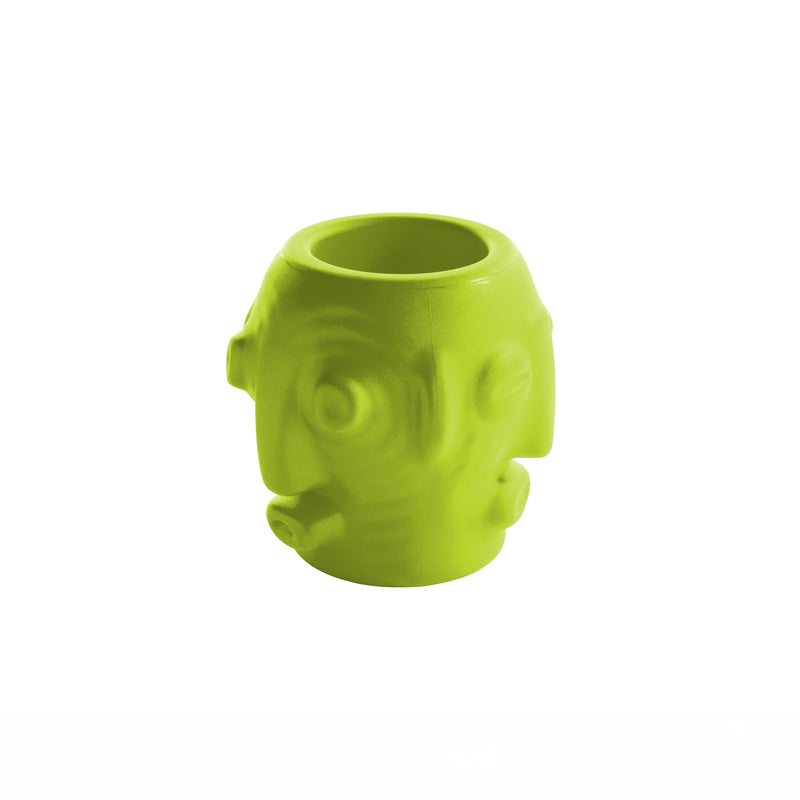 Marcantonion suunnittelema Afrikka-sarjan käytännöllinen ja tyylikäs THREEBÙ POT Vihreä Kasviruukku Lime Green värillä.