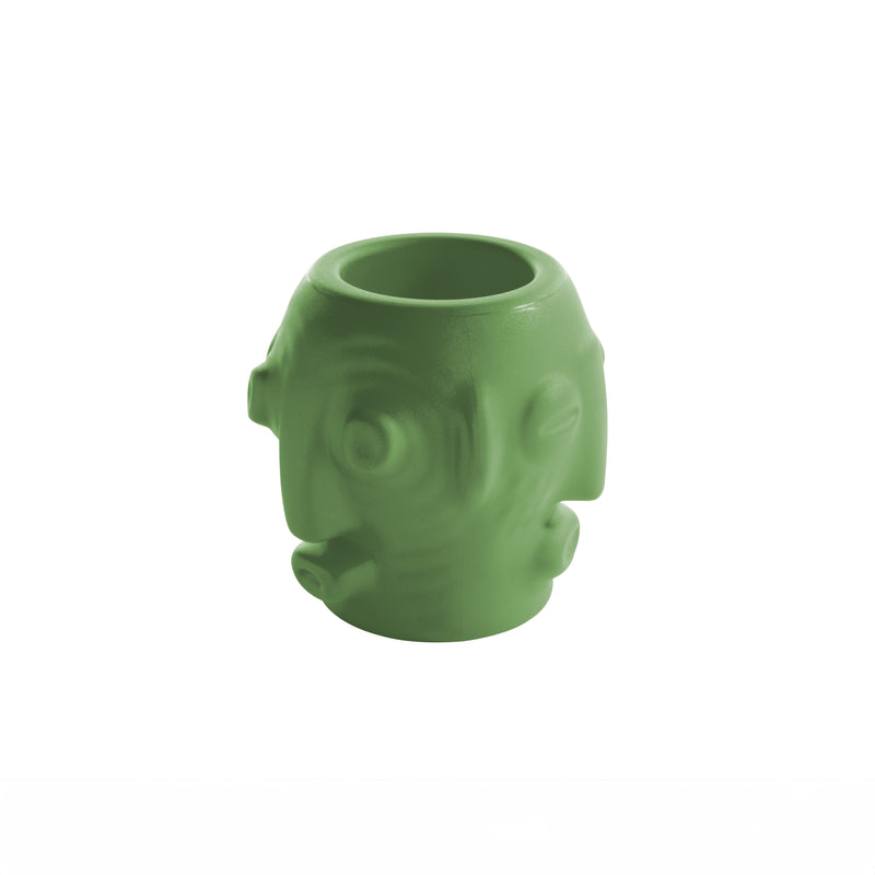 Marcantonion suunnittelema Afrikka-sarjan käytännöllinen ja tyylikäs THREEBÙ POT Vihreä Kasviruukku Malva Green värillä.