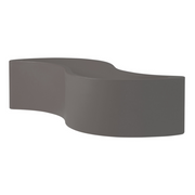 Giò Colonna Romanon suunnittelema käytännöllinen ja tyylikäs WAVE design Kasviruukku - Penkki Argil Grey värillä.