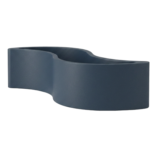 Giò Colonna Romanon suunnittelema käytännöllinen ja tyylikäs WAVE design Kasviruukku - Penkki Sininen Deep Blue värillä.