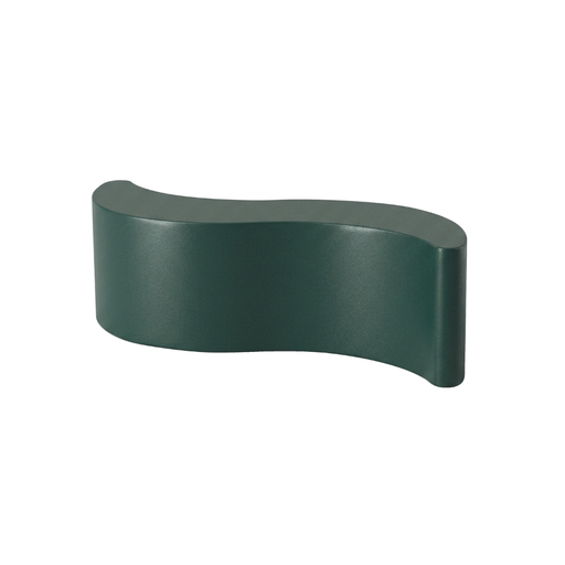 Giò Colonna Romanon suunnittelema käytännöllinen ja tyylikäs WAVE design Penkki / Kasviruukku Vihreä Pine Green värillä.