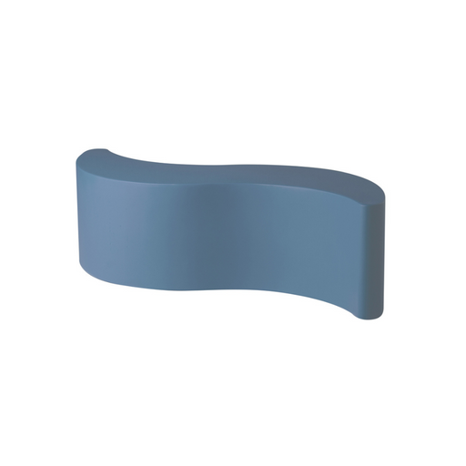 Giò Colonna Romanon suunnittelema käytännöllinen ja tyylikäs Sininen WAVE design Penkki / Kasviruukku Powder Blue värillä.