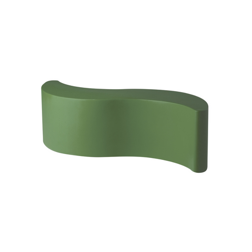 Giò Colonna Romanon suunnittelema käytännöllinen ja tyylikäs Vihreä WAVE design Penkki / Kasviruukku Malva Green värillä.