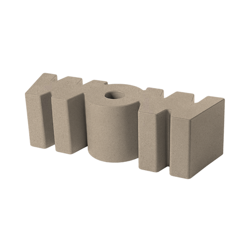 Kazuko Okamoton suunnittelema hauska WOW Penkki Beige Almond Beige