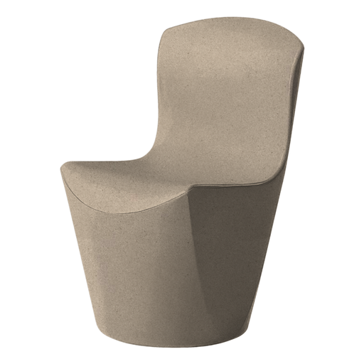 Guglielmo Berchiccin suunnittelema kaunislinjainen ZOE design tuoli ZOE Beige Almond Beige värillä.