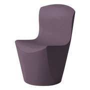 Guglielmo Berchiccin suunnittelema kaunislinjainen ZOE design tuoli Violetti Iris Violet värillä.