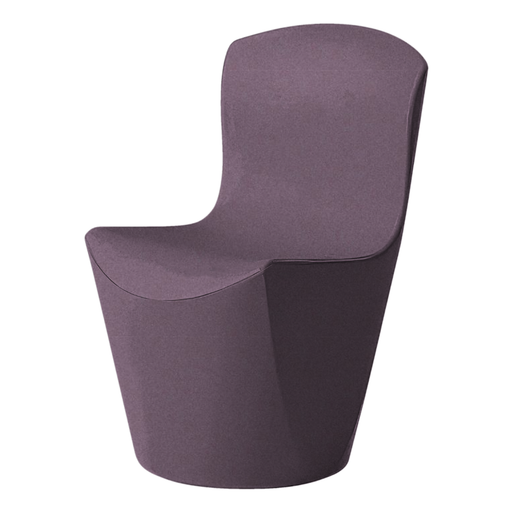 Guglielmo Berchiccin suunnittelema kaunislinjainen ZOE design tuoli Violetti Iris Violet värillä.