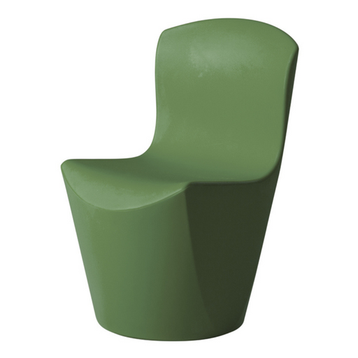 Guglielmo Berchiccin suunnittelema kaunislinjainen ZOE design tuoli Malva Green värillä.