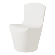 Guglielmo Berchiccin suunnittelema kaunislinjainen ZOE design tuoli Milky White värillä.