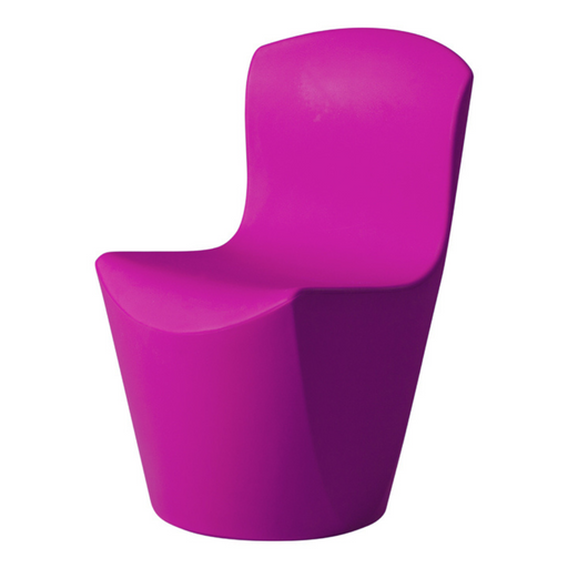 Guglielmo Berchiccin suunnittelema kaunislinjainen ZOE design tuoli Sweet Fuchsia värillä.